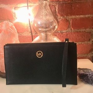 Michael Kors Black wristlet